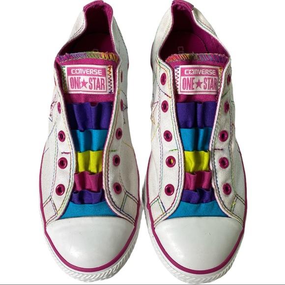 Converse Shoes - Converse One Star No Lace Ruffle Sneaker Size 7.5